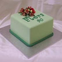 90th Birthday Cake 1