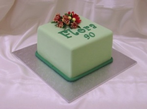 90th Birthday Cake