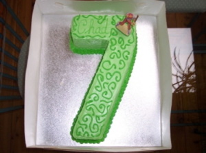 7th Birthday Cake