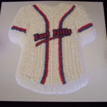 Baseball Jersey Cake 749