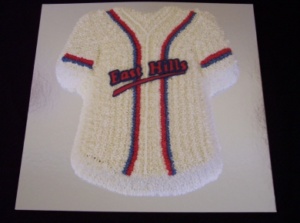 Baseball Jersey Cake