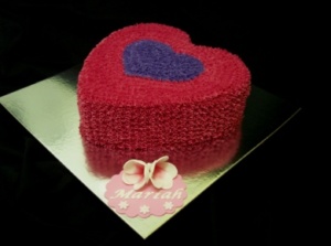 Heart Birthday Cake